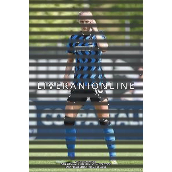 © TVRG Caroline Moller Hansen (Inter) Milan Women vs Inter Milano Women Coppa Italia femminile - semifinale gara di ritorno centro sportivo Peppino Vismara Milano 24-04-2021 foto Roberto Garavaglia/ag. Aldo Liverani sas