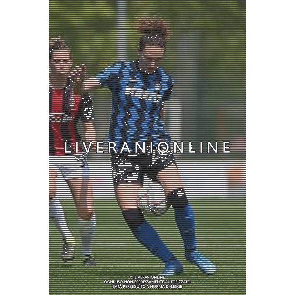 © TVRG Ilaria Mauro (Inter) Milan Women vs Inter Milano Women Coppa Italia femminile - semifinale gara di ritorno centro sportivo Peppino Vismara Milano 24-04-2021 foto Roberto Garavaglia/ag. Aldo Liverani sas