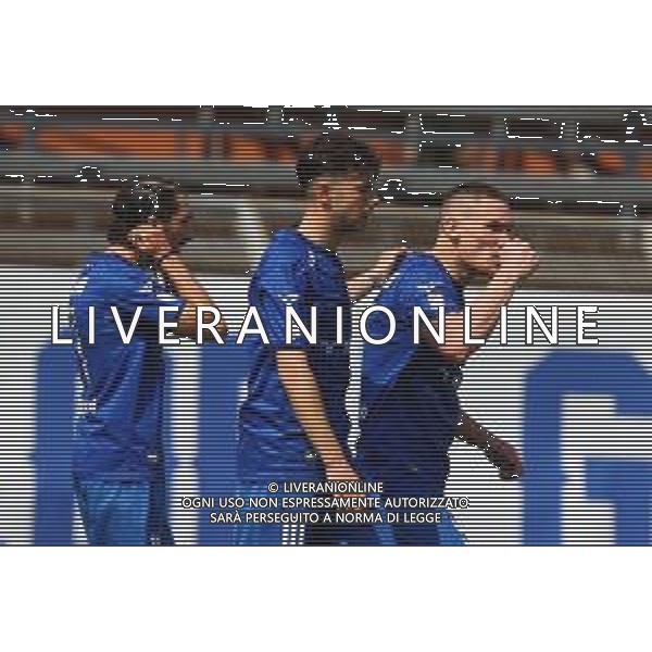 Como-Alessandria Campionato di Calcio serie C 2020/2021 37a giornata Como, 25 Aprile 2021 Nella foto: Alessandro Gabrielloni esulta dopo il gol dell\'1-0 Ph. Soli - Ag. Aldo Liverani/AGENZIA ALDO LIVERANI SAS