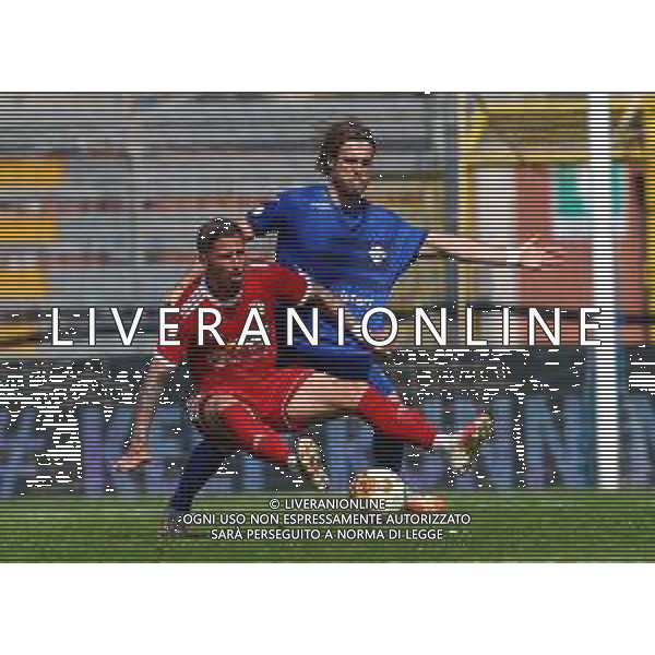 Como-Alessandria Campionato di Calcio serie C 2020/2021 37a giornata Como, 25 Aprile 2021 Nella foto: Umberto Eusepi e Giovanni Terrani Ph. Soli - Ag. Aldo Liverani/AGENZIA ALDO LIVERANI SAS