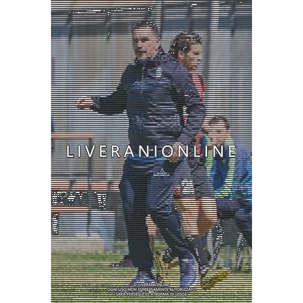Fagiolinia/LMedia - Lucchese vs Lecco - Campionato di Calcio Serie C - Lega Pro 2020/2021 25 aprile 2021 - Stadio Porta Elisa, Lucca, Italia Nella foto: Gaetano D‚ÄôAgostino allenatore (Lecco) @Fagiolinia/LMedia AG ALDO LIVERANI SAS