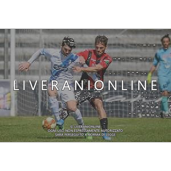 Fagiolinia/LMedia - Lucchese vs Lecco - Campionato di Calcio Serie C - Lega Pro 2020/2021 25 aprile 2021 - Stadio Porta Elisa, Lucca, Italia Nella foto: Ferdinando Mastroianni (Lecco) contrastato da niello Panariello (Lucchese) @Fagiolinia/LMedia AG ALDO LIVERANI SAS