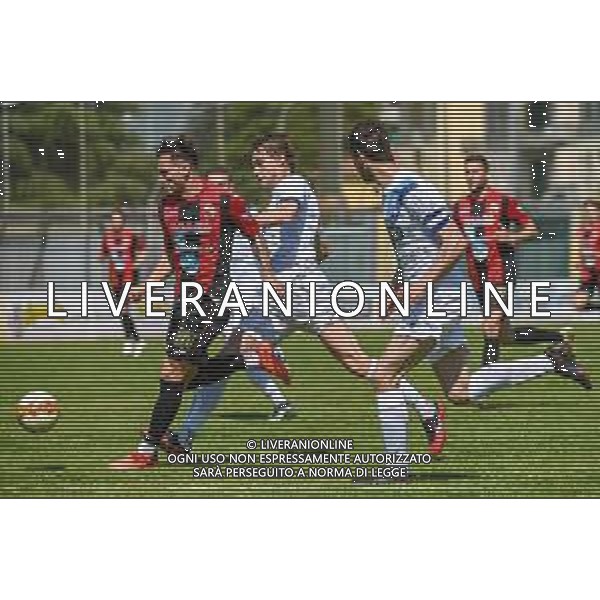 Fagiolinia/LMedia - Lucchese vs Lecco - Campionato di Calcio Serie C - Lega Pro 2020/2021 25 aprile 2021 - Stadio Porta Elisa, Lucca, Italia Nella foto: Flavio Jr. Bianchi (Lucchese) inseguito da Vedrai Celiak (Lecco) @Fagiolinia/LMedia AG ALDO LIVERANI SAS