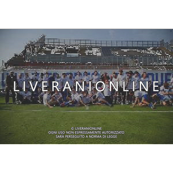 Como-Alessandria Campionato di Calcio serie C 2020/2021 37a giornata Como, 25 Aprile 2021 Nella foto: la festa dei giocatori del Como a fine gara per la promozione Ph. Soli - Ag. Aldo Liverani/AGENZIA ALDO LIVERANI SAS - Esultanza e festeggiamenti dei giocatori del Como a fine gara per la promozione in Serie B