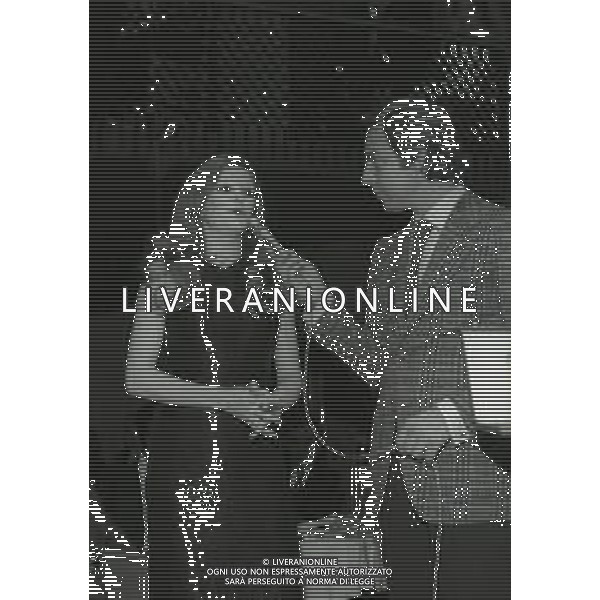 RETROSPETTIVA MILVA BIOLCATI CANTANTE NELLA FOTO MILVA BIOLCATI CON DANIELE PIOMBI A SALSOMAGGIORE NELL\'ANNO 1973 AG ALDO LIVERANI SAS   