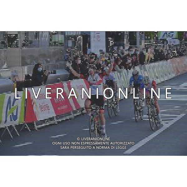 25-04-2021 Liege - Bastogne - Liege; 2021, Uae - Emirates; 2021, Groupama - Fdj; Pogacar, Tadej; Gaudu, David; Liegi; ©SIROTTI/AGENZIA ALDO LIVERANI SAS