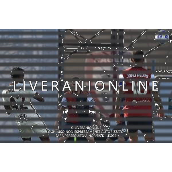 25-4-2021. Cagliari Calcio - A.S. Roma, Serie A 2020-2021, Italia, Sardegna, Cagliari, Stadio Sardegna Arena. Nella foto: Amadou Diawara Roma, Razvan Marin Cagliari, Joao Pedro Cagliari ©MOI/AGENZIA ALDO LIVERANI SAS