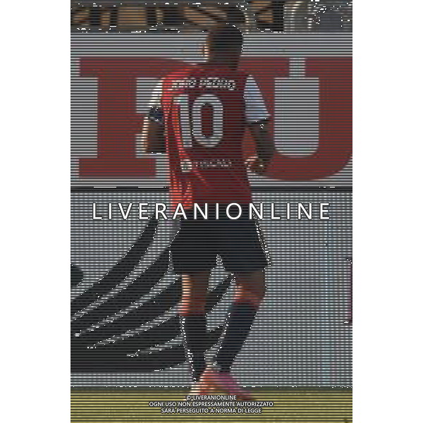 25-4-2021. Cagliari Calcio - A.S. Roma, Serie A 2020-2021, Italia, Sardegna, Cagliari, Stadio Sardegna Arena. Nella foto: gol ed esultanza Joao Pedro Cagliari contro Roma in casa 3-1 ©MOI/AGENZIA ALDO LIVERANI SAS