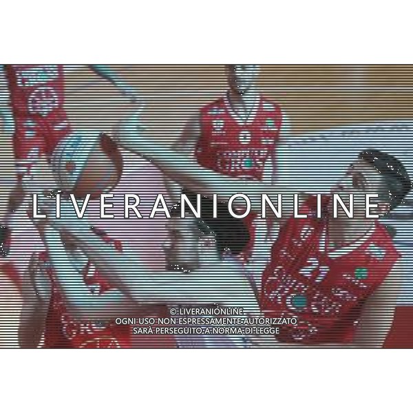 25-04-2021 Marco Morara dell\'Andrea Costa Imola subisce fallo dal giocatore dell\'Empoli - Andrea Costa Imola - Use Computer Gross Empoli Campionato Basket Serie B 25.04.2021 ©SANNA / AGENZIA ALDO LIVERANI SAS