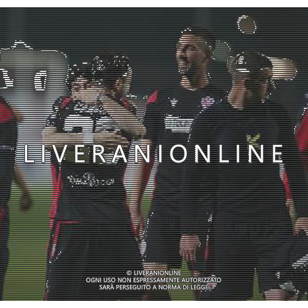 MANTOVA - VIS PESARO CAMPIONATO CALCIO SERIE C LEGA PRO 25.04.2021 NELLA FOTO ESULTANZA DEI GIOCATORI DELLA VIS PESARO A FINE GARA ©SANTANDREA / AGENZIA ALDO LIVERANI SAS