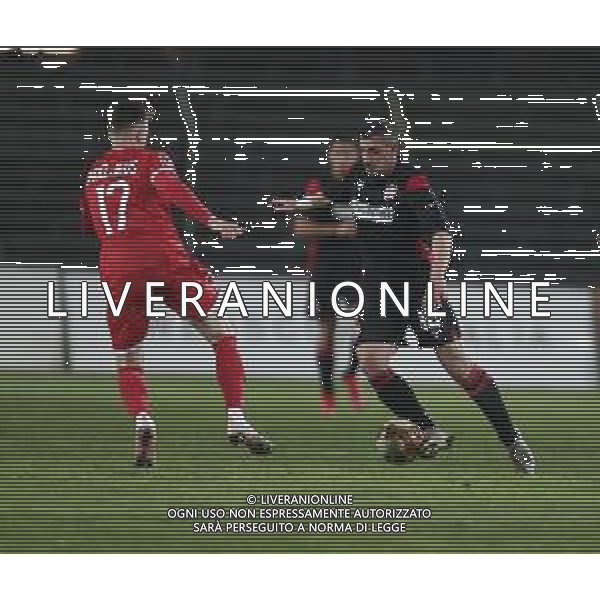 MANTOVA - VIS PESARO CAMPIONATO CALCIO SERIE C LEGA PRO 25.04.2021 NELLA FOTO DI PAOLA MANUEL E SAVELJEVS ALEKSEJS ©SANTANDREA / AGENZIA ALDO LIVERANI SAS