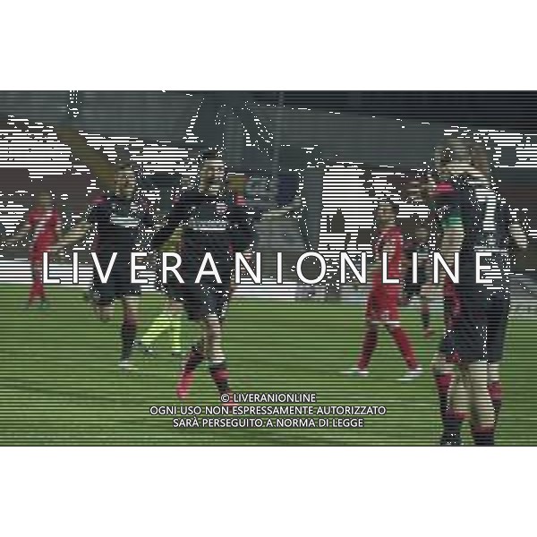 MANTOVA - VIS PESARO CAMPIONATO CALCIO SERIE C LEGA PRO 25.04.2021 NELLA FOTO ESULTANZA DOPO IL GOL DI KEVIN CANNAVO\' ©SANTANDREA / AGENZIA ALDO LIVERANI SAS