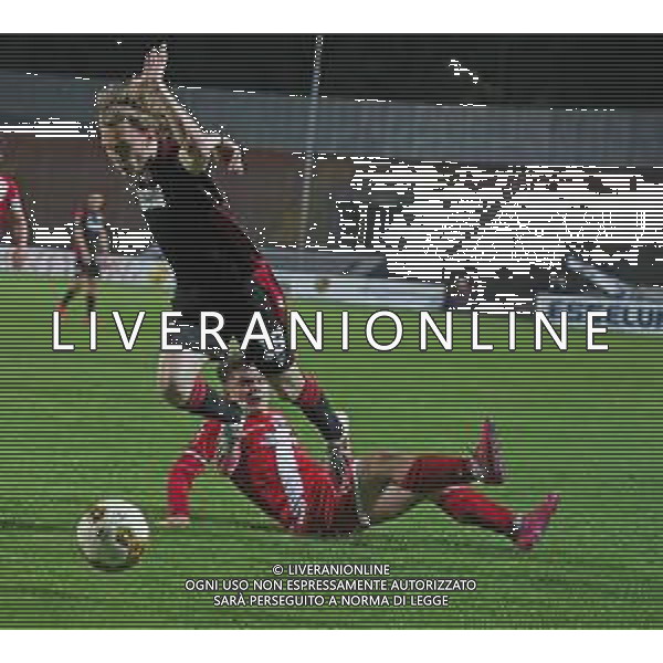 MANTOVA - VIS PESARO CAMPIONATO CALCIO SERIE C LEGA PRO 25.04.2021 NELLA FOTO FEDERICO GIRAUDO E MAZZA LEONARDO ©SANTANDREA / AGENZIA ALDO LIVERANI SAS