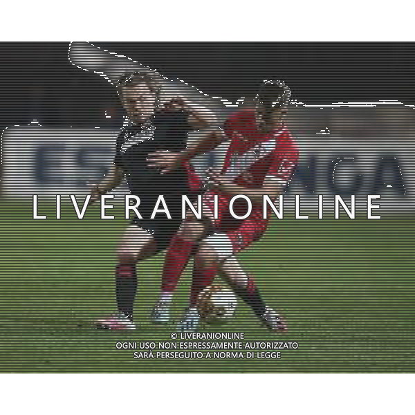 MANTOVA - VIS PESARO CAMPIONATO CALCIO SERIE C LEGA PRO 25.04.2021 NELLA FOTO FEDERICO GIRAUDO E MATTEO PINTON ©SANTANDREA / AGENZIA ALDO LIVERANI SAS