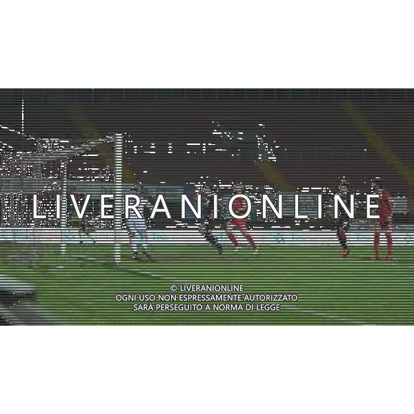 MANTOVA - VIS PESARO CAMPIONATO CALCIO SERIE C LEGA PRO 25.04.2021 NELLA FOTO IL GOL DI KEVIN CANNAVO\' ©SANTANDREA / AGENZIA ALDO LIVERANI SAS