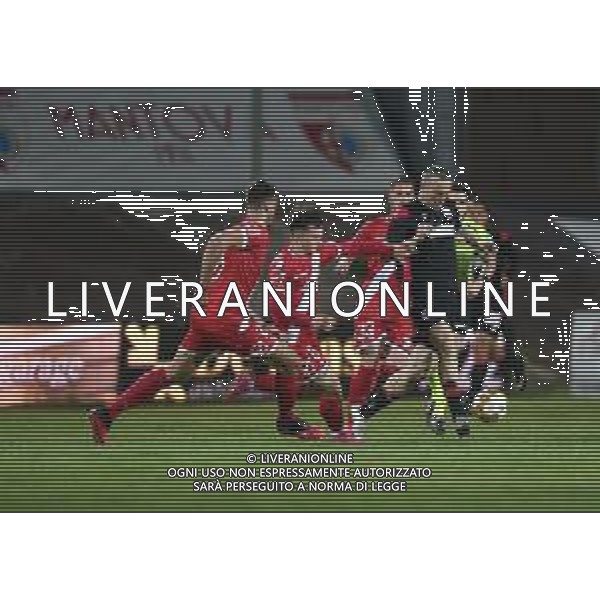 MANTOVA - VIS PESARO CAMPIONATO CALCIO SERIE C LEGA PRO 25.04.2021 NELLA FOTO MARCHI ETTORE E MAZZA LEONARDO ©SANTANDREA / AGENZIA ALDO LIVERANI SAS