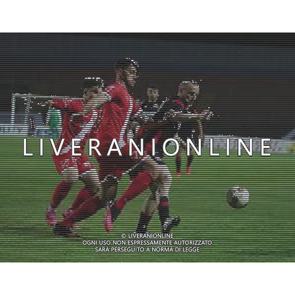 MANTOVA - VIS PESARO CAMPIONATO CALCIO SERIE C LEGA PRO 25.04.2021 NELLA FOTO ALESSIO MILILLO E MARCHI ETTORE ©SANTANDREA / AGENZIA ALDO LIVERANI SAS