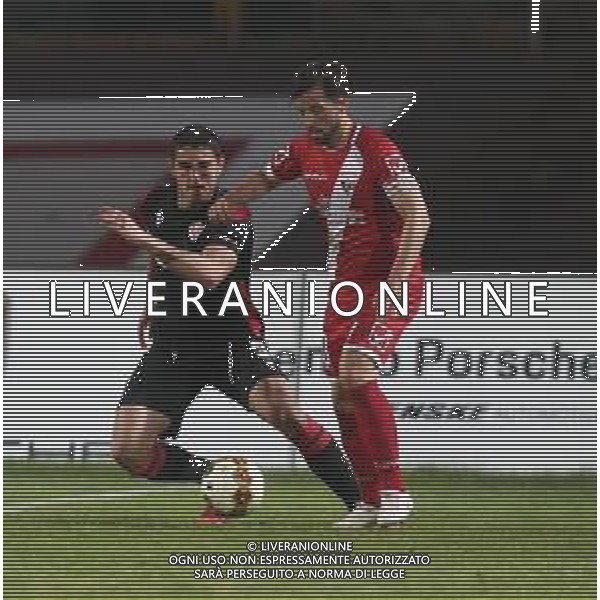 MANTOVA - VIS PESARO CAMPIONATO CALCIO SERIE C LEGA PRO 25.04.2021 NELLA FOTO STRAMACCIONI DIEGO E FILIPPO GUCCIONE ©SANTANDREA / AGENZIA ALDO LIVERANI SAS