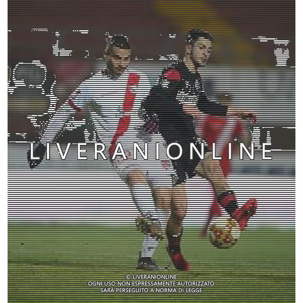 MANTOVA - VIS PESARO CAMPIONATO CALCIO SERIE C LEGA PRO 25.04.2021 NELLA FOTO RICCARDO TOSI E CANNAVO\' KEVIN ©SANTANDREA / AGENZIA ALDO LIVERANI SAS