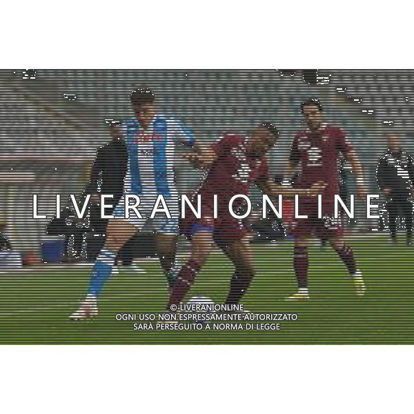 Torino 26.04.2021 Stadio Olimpico Grande Torino ©Alessandro Falzone/Agenzia Aldo Liverani Torino vs Napoli Serie A Tim 2020/2021 Nella foto : GIOVANNI DI LORENZO-BREMER ©FALZONE / AGENZIA ALDO LIVERANI SAS