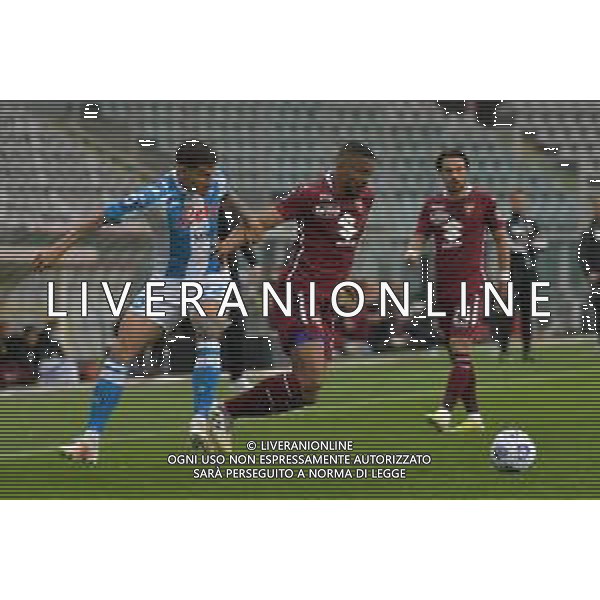 Torino 26.04.2021 Stadio Olimpico Grande Torino ©Alessandro Falzone/Agenzia Aldo Liverani Torino vs Napoli Serie A Tim 2020/2021 Nella foto : GIOVANNI DI LORENZO-BREMER ©FALZONE / AGENZIA ALDO LIVERANI SAS