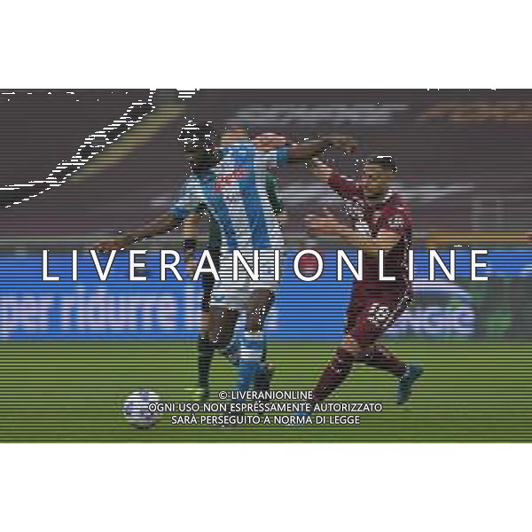 Torino 26.04.2021 Stadio Olimpico Grande Torino ©Alessandro Falzone/Agenzia Aldo Liverani Torino vs Napoli Serie A Tim 2020/2021 Nella foto : TIEMOUE\' BAKAYOKO-ROLANDO MANDRAGORA ©FALZONE / AGENZIA ALDO LIVERANI SAS