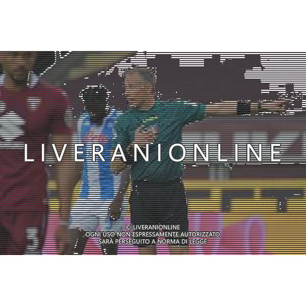 Torino 26.04.2021 Stadio Olimpico Grande Torino ©Alessandro Falzone/Agenzia Aldo Liverani Torino vs Napoli Serie A Tim 2020/2021 Nella foto : Arbitro Paolo Valeri ©FALZONE / AGENZIA ALDO LIVERANI SAS