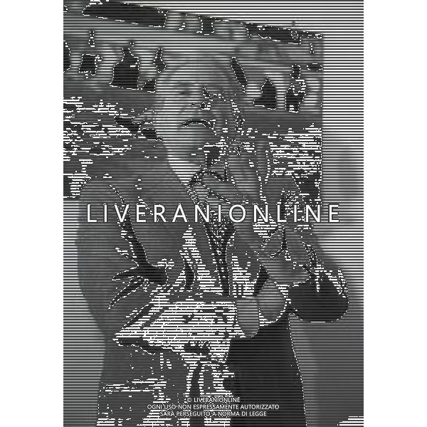 RETROSPETTIVA GIAMPIERO BONIPERTI DIRIGENTE SPORTIVO NELLA FOTO GIAMPIERO BONIPERTI NELL\'ANNO 1993 CONFERENZA STAMPA LASCIA LA JUVENTUS  AG ALDO LIVERANI SAS 