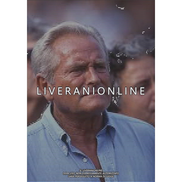 RETROSPETTIVA GIAMPIERO BONIPERTI PRESIDENTE JUVENTUS CALCIO NELLA FOTO GIAMPIERO BONIPERTI NELL\'ANNO 1991 A VILLAR PEROSA  AG ALDO LIVERANI SAS