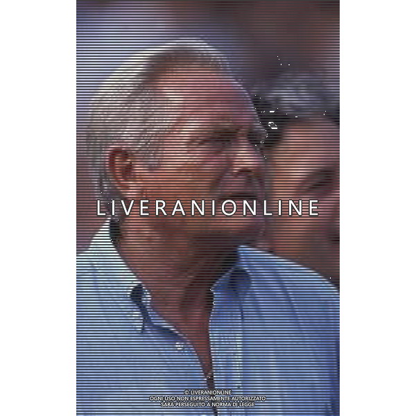 RETROSPETTIVA GIAMPIERO BONIPERTI PRESIDENTE JUVENTUS CALCIO NELLA FOTO GIAMPIERO BONIPERTI NELL\'ANNO 1991 A VILLAR PEROSA  AG ALDO LIVERANI SAS 