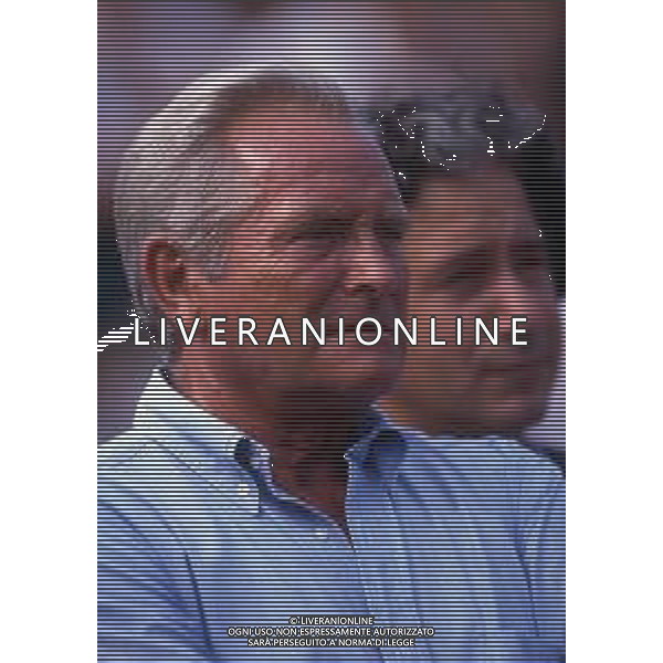 RETROSPETTIVA GIAMPIERO BONIPERTI PRESIDENTE JUVENTUS CALCIO NELLA FOTO GIAMPIERO BONIPERTI NELL\'ANNO 1991 A VILLAR PEROSA  AG ALDO LIVERANI SAS 