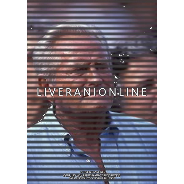 RETROSPETTIVA GIAMPIERO BONIPERTI PRESIDENTE JUVENTUS CALCIO NELLA FOTO GIAMPIERO BONIPERTI NELL\'ANNO 1991 A VILLAR PEROSA  AG ALDO LIVERANI SAS 