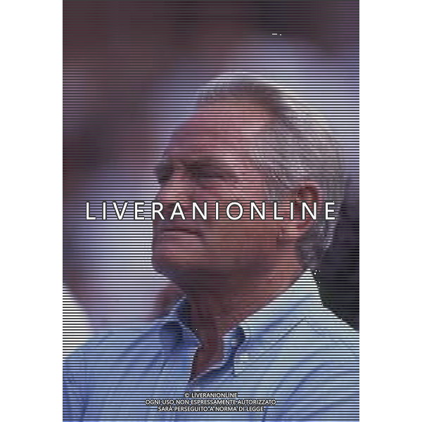 RETROSPETTIVA GIAMPIERO BONIPERTI PRESIDENTE JUVENTUS CALCIO NELLA FOTO GIAMPIERO BONIPERTI NELL\'ANNO 1991 A VILLAR PEROSA  AG ALDO LIVERANI SAS