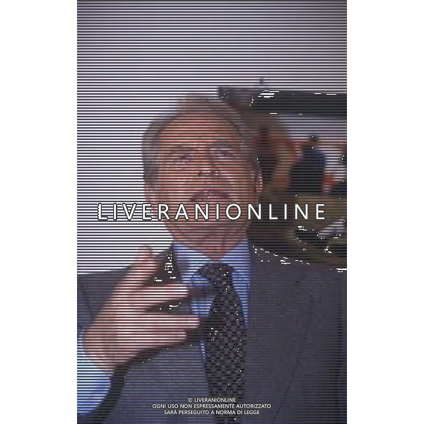 RETROSPETTIVA GIAMPIERO BONIPERTI DIRIGENTE SPORTIVO NELLA FOTO GIAMPIERO BONIPERTI NELL\'ANNO 1993 CONFERENZA STAMPA LASCIA LA JUVENTUS AG ALDO LIVERANI SAS 