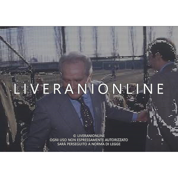 RETROSPETTIVA GIAMPIERO BONIPERTI DIRIGENTE SPORTIVO NELLA FOTO GIAMPIERO BONIPERTI NELL\'ANNO 1993 CONFERENZA STAMPA LASCIA LA JUVENTUS AG ALDO LIVERANI SAS 