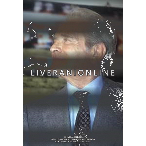 RETROSPETTIVA GIAMPIERO BONIPERTI DIRIGENTE SPORTIVO NELLA FOTO GIAMPIERO BONIPERTI NELL\'ANNO 1993 CONFERENZA STAMPA LASCIA LA JUVENTUS AG ALDO LIVERANI SAS 