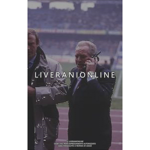 RETROSPETTIVA GIAMPIERO BONIPERTI DIRIGENTE SPORTIVO NELLAFOTO GIAMPIERO BONIPERTI NELL\'ANNO 1992  AG ALDO LIVERANI SAS 