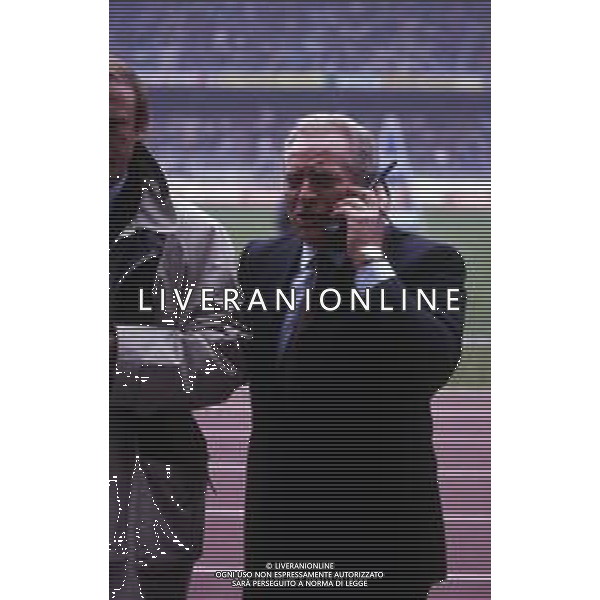 RETROSPETTIVA GIAMPIERO BONIPERTI DIRIGENTE SPORTIVO NELLAFOTO GIAMPIERO BONIPERTI NELL\'ANNO 1992  AG ALDO LIVERANI SAS 