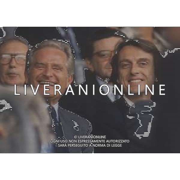 RETROSPETTIVA GIAMPIERO BONIPERTI PRESIDENTE JUVENTUS CALCIO NELLA FOTO GIAMPIERO BONIPERTI PRESIDENTE JUVENTUS CALCIO NELL\'ANNO 1988 CON LUCA CORDERO DI MONTEZEMOLO AG ALDO LIVERANI SAS 