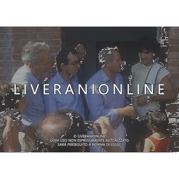 RETROSPETTIVA GIAMPIERO BONIPERTI PRESIDENTE JUVENTUS CALCIO NELLA FOTO GIAMPIERO BONIPERTI PRESIDENTE JUVENTUS CALCIO NELL\'ANNO 1985 A VILLAR PEROSA AG ALDO LIVERANI SAS