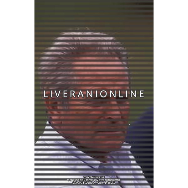 RETROSPETTIVA GIAMPIERO BONIPERTI PRESIDENTE JUVENTUS CALCIO NELLA FOTO GIAMPIERO BONIPERTI PRESIDENTE JUVENTUS CALCIO NELL\'ANNO 1986-1987  AG ALDO LIVERANI SAS 