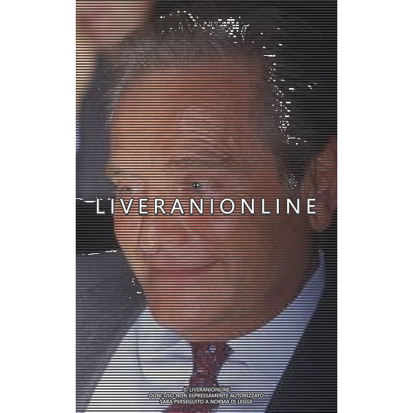 RETROSPETTIVA GIAMPIERO BONIPERTI PRESIDENTE JUVENTUS CALCIO NELLA FOTO GIAMPIERO BONIPERTI PRESIDENTE JUVENTUS CALCIO NELL\'ANNO 1986-1987  AG ALDO LIVERANI SAS 