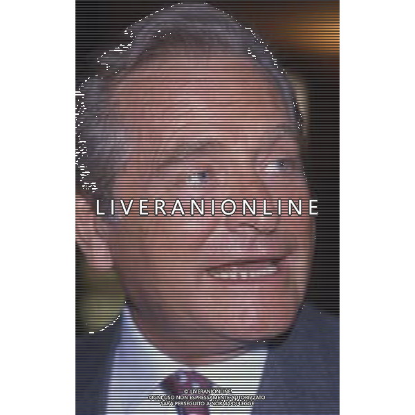 RETROSPETTIVA GIAMPIERO BONIPERTI PRESIDENTE JUVENTUS CALCIO NELLA FOTO GIAMPIERO BONIPERTI PRESIDENTE JUVENTUS CALCIO NELL\'ANNO 1986-1987  AG ALDO LIVERANI SAS 