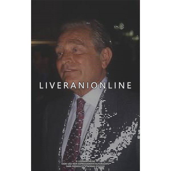 RETROSPETTIVA GIAMPIERO BONIPERTI PRESIDENTE JUVENTUS CALCIO NELLA FOTO GIAMPIERO BONIPERTI PRESIDENTE JUVENTUS CALCIO NELL\'ANNO 1986-1987  AG ALDO LIVERANI SAS 