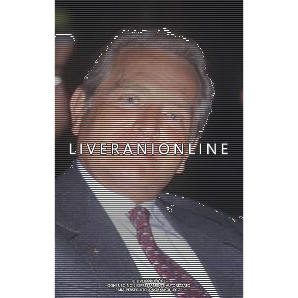 RETROSPETTIVA GIAMPIERO BONIPERTI PRESIDENTE JUVENTUS CALCIO NELLA FOTO GIAMPIERO BONIPERTI PRESIDENTE JUVENTUS CALCIO NELL\'ANNO 1986-1987  AG ALDO LIVERANI SAS 