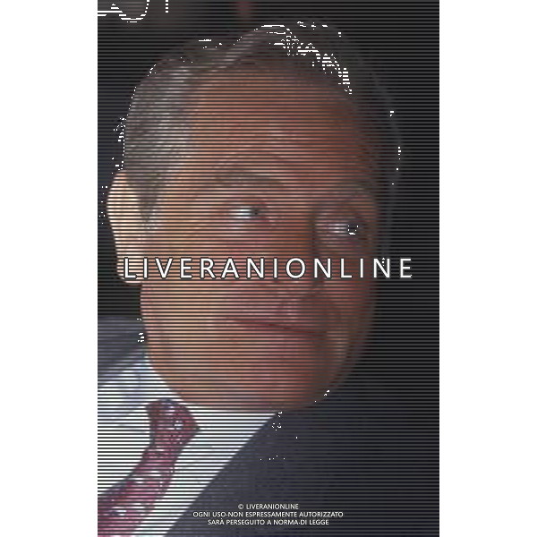 RETROSPETTIVA GIAMPIERO BONIPERTI PRESIDENTE JUVENTUS CALCIO NELLA FOTO GIAMPIERO BONIPERTI PRESIDENTE JUVENTUS CALCIO NELL\'ANNO 1986-1987  AG ALDO LIVERANI SAS 