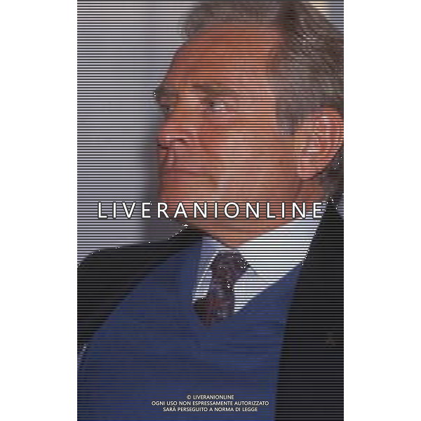 RETROSPETTIVA GIAMPIERO BONIPERTI PRESIDENTE JUVENTUS CALCIO NELLA FOTO GIAMPIERO BONIPERTI PRESIDENTE JUVENTUS CALCIO NELL\'ANNO 1987-1988 AG ALDO LIVERANI SAS 
