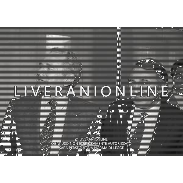 RETROSPETTIVA GIAMPIERO BONIPERTI PRESIDENTE JUVENTUS CALCIO NELLA FOTO GIAMPIERO BONIPERTI PRESIDENTE JUVENTUS CALCIO NELL\'ANNO 1987-1988 CON CORRADO FERLAINO PRESIDENTE NAPOLI CALCIO AG ALDO LIVERANI SAS 