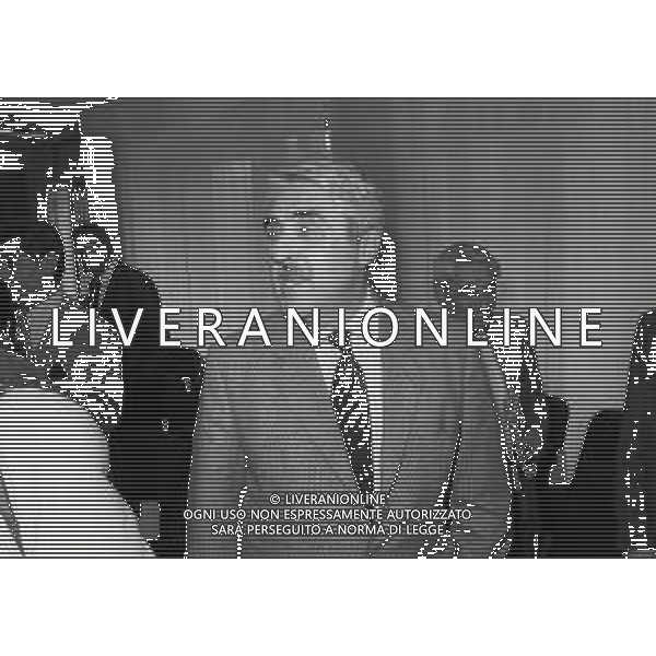 RETROSPETTIVA GIAMPIERO BONIPERTI PRESIDENTE JUVENTUS CALCIO NELLA FOTO GIAMPIERO BONIPERTI PRESIDENTE JUVENTUS CALCIO NELL\'ANNO 1987-1988 AG ALDO LIVERANI SAS 