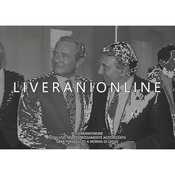 RETROSPETTIVA GIAMPIERO BONIPERTI PRESIDENTE JUVENTUS CALCIO NELLA FOTO GIAMPIERO BONIPERTI PRESIDENTE JUVENTUS CALCIO NELL\'ANNO 1987-1988 CON CORRADO FERLAINO PRESIDENTE NAPOLI CALCIO AG ALDO LIVERANI SAS 